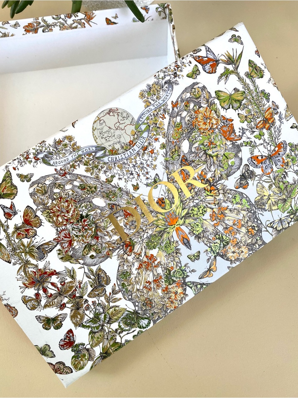 DIOR - Empty Butterfly Gift Box 9”x5.5”x2.25” - Picture 2 of 10
